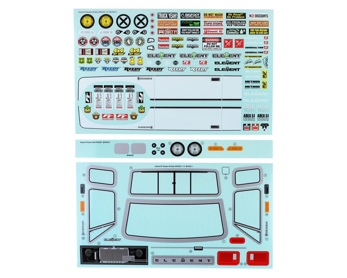 Element RC Enduro Sendero HD Decal
