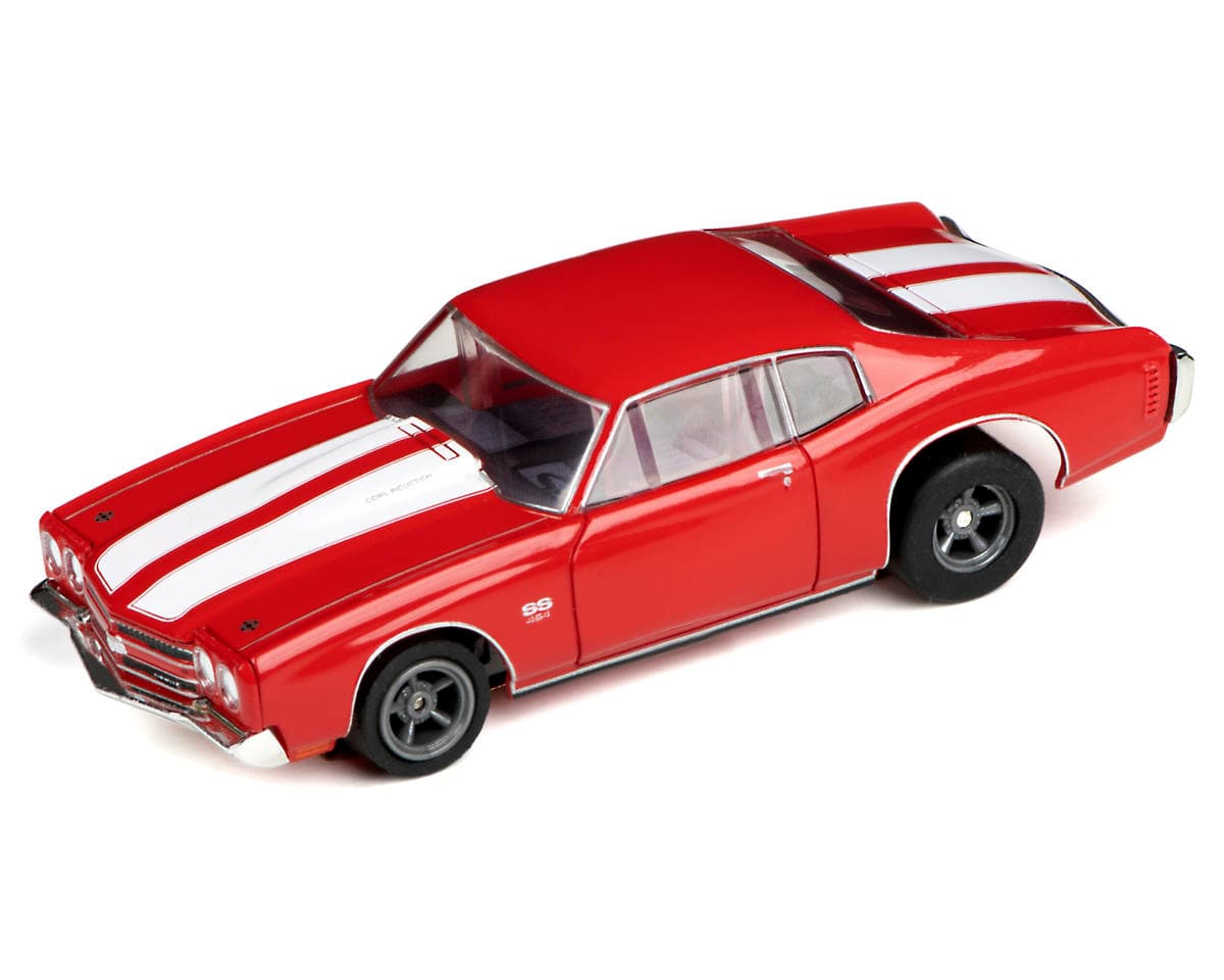AFX Collector Series 1970 Chevelle 454 HO Slot Car (Red) (LWB) (Mega G+)