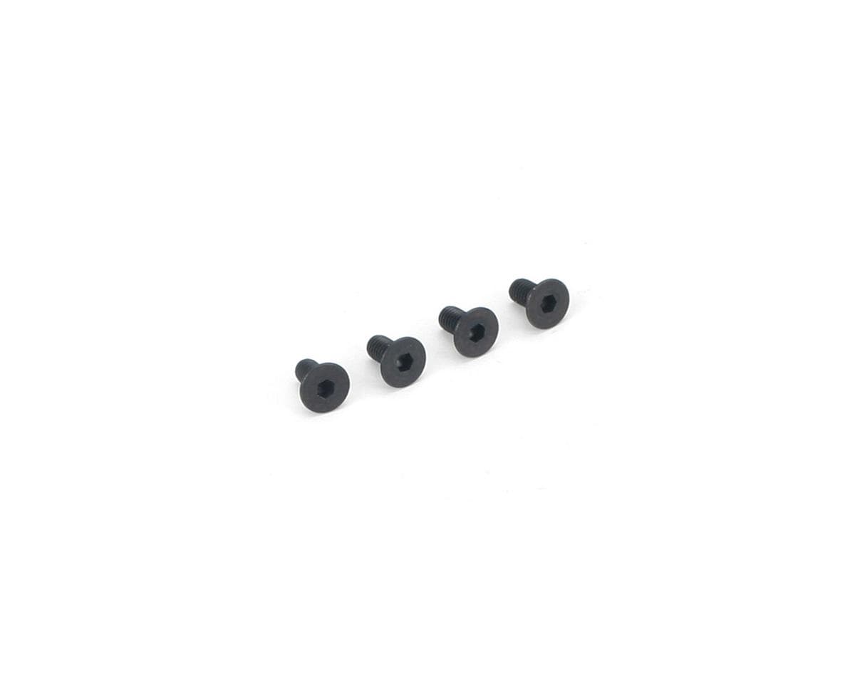 DuBro 3x6mm Flat Head Socket Screws (4)