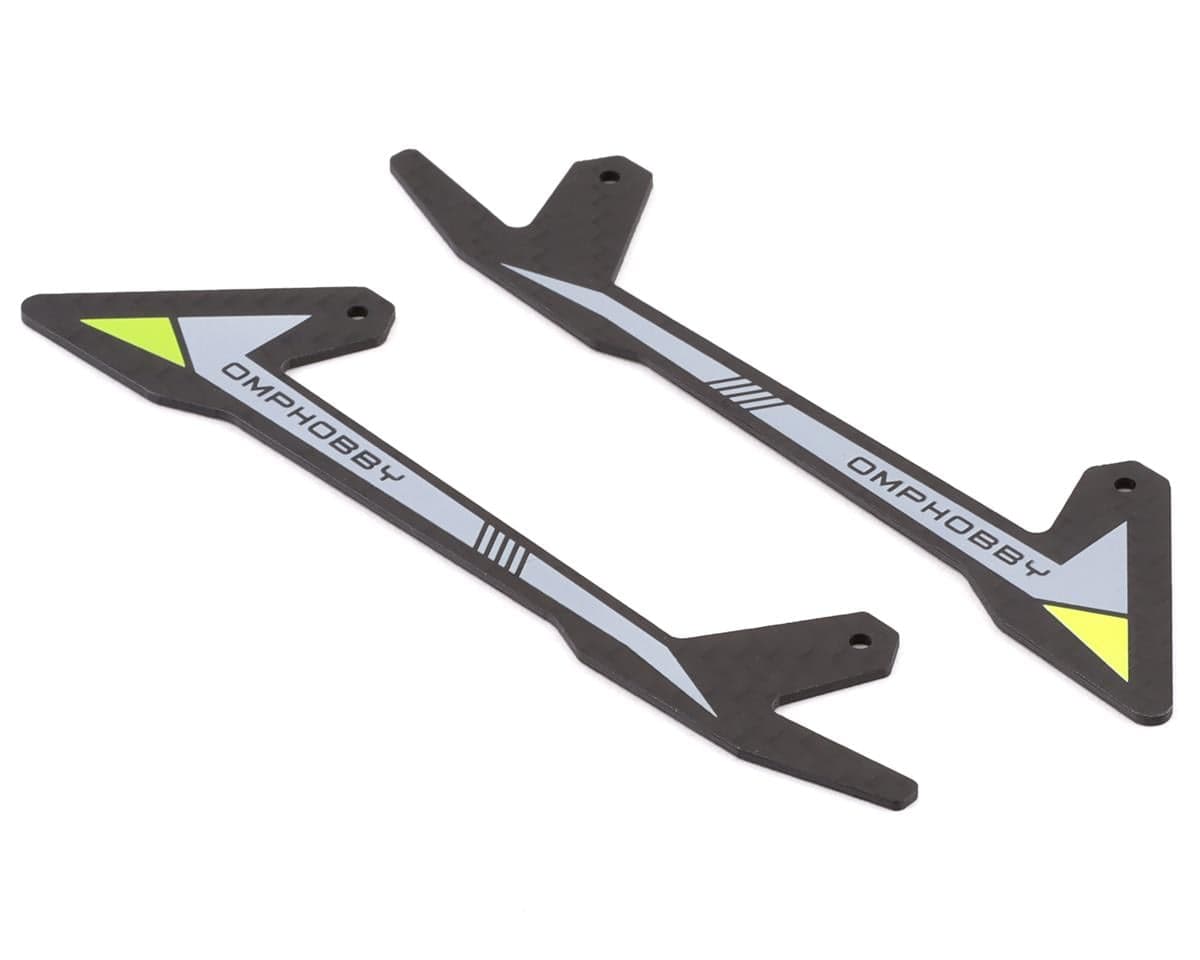 OMPHobby 3D Carbon Fiber Landing Skid (Yellow)