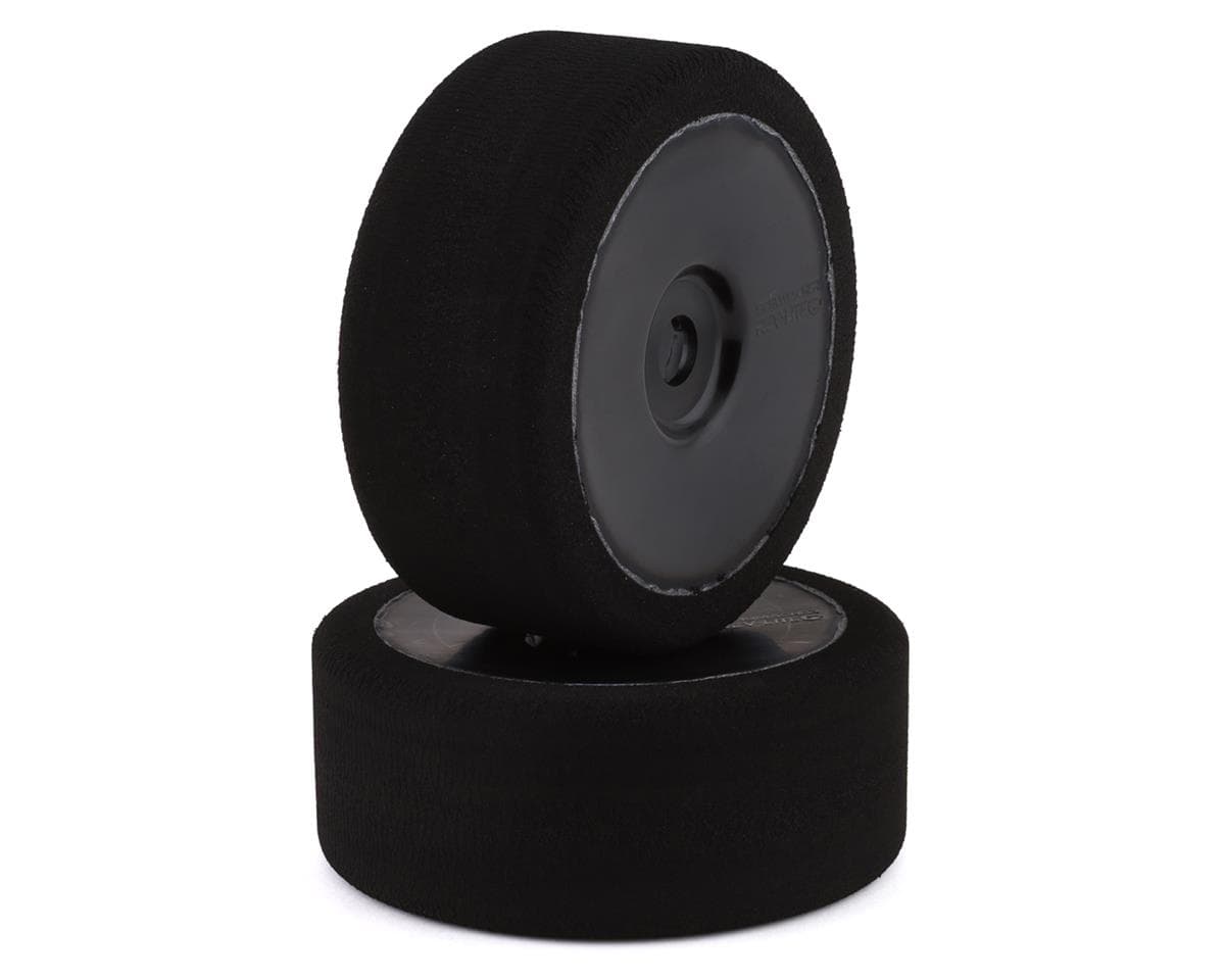 Contact GT8/Rally Pre-Glued Foam Tires (Black) (2) (103mm) (25 Shore)