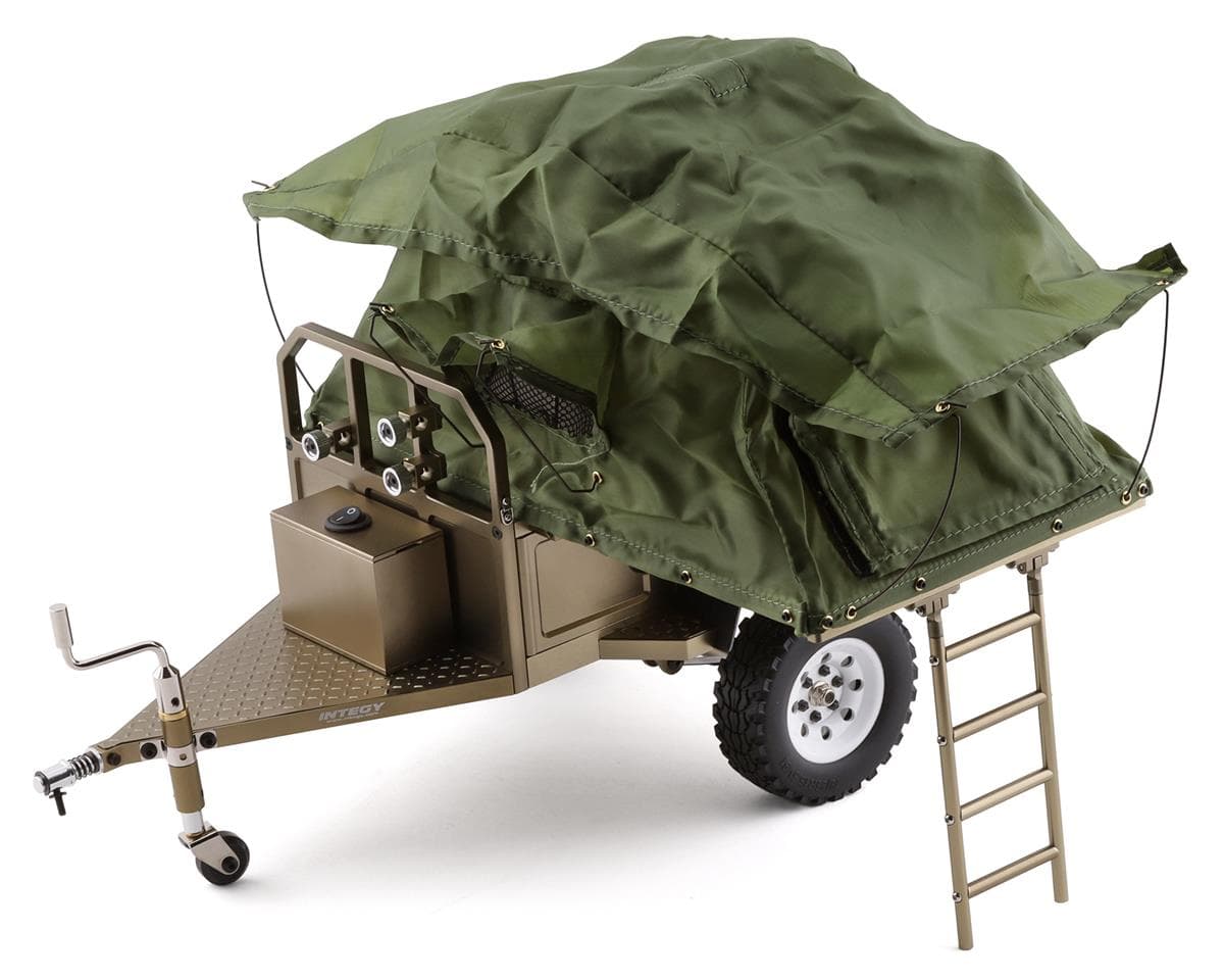 Team Integy Realistic Model Roof Top Tent Camping Trailer