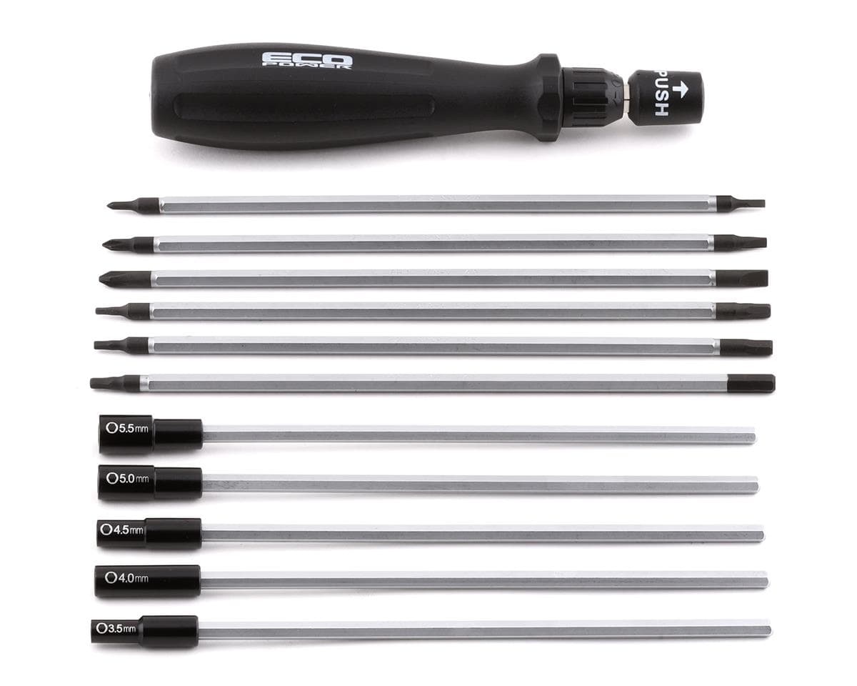 EcoPower 17-Piece Metric Mini-Z Essential Tool Set w/Carrying Case