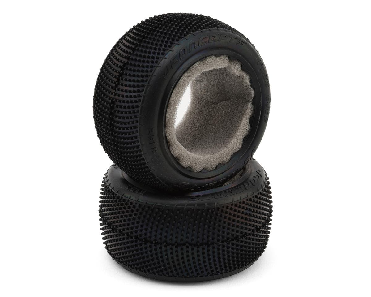 JConcepts Fuzz Bite LP 2.2" Rear Buggy Carpet Tires (2) (Purple)