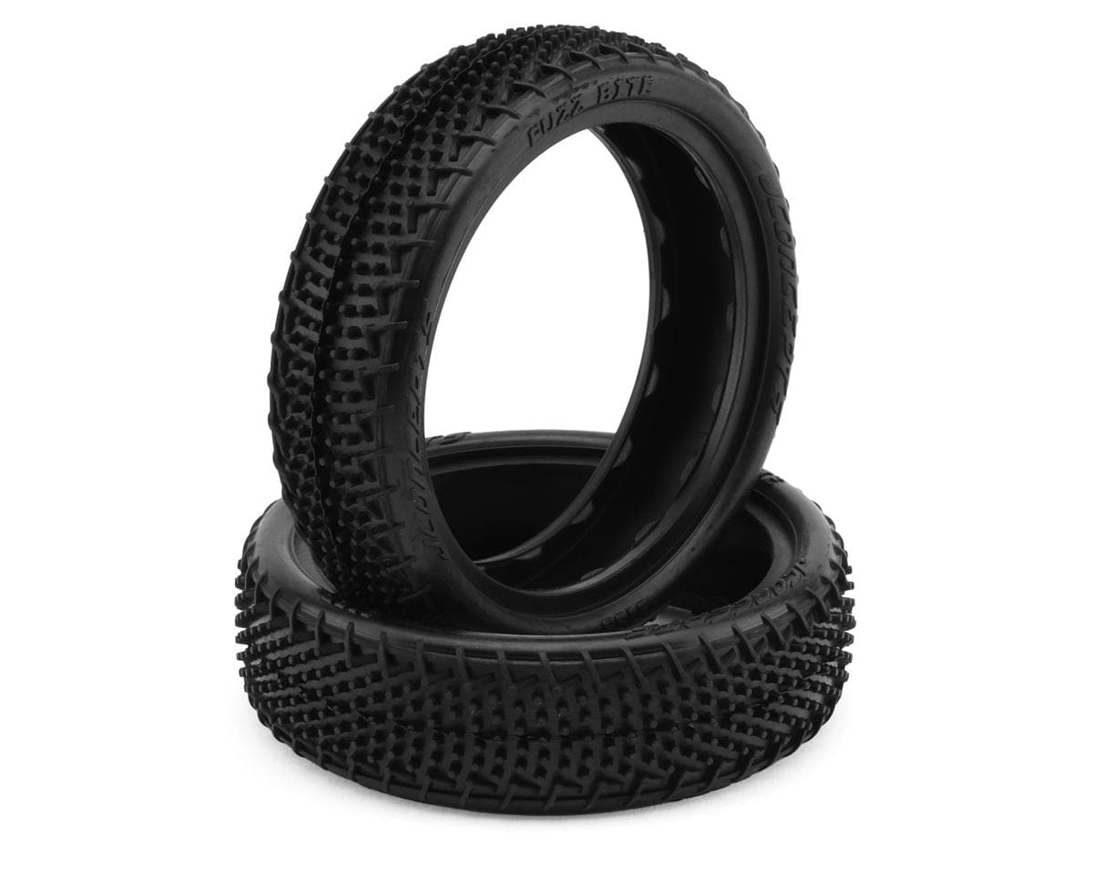 JConcepts Fuzz Bite LP Slim 2.2" 2WD Front Buggy Carpet Tires (2) (Pink)