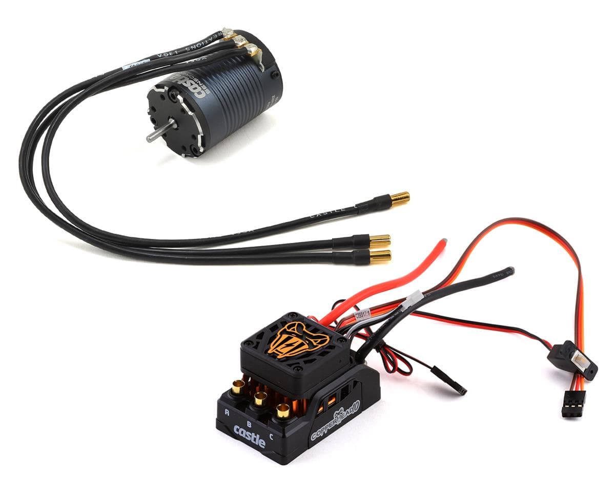 Castle Creations Copperhead 10 Waterproof 1/10 Sensored Combo w/Slate (2280Kv) (Crawler Edition)