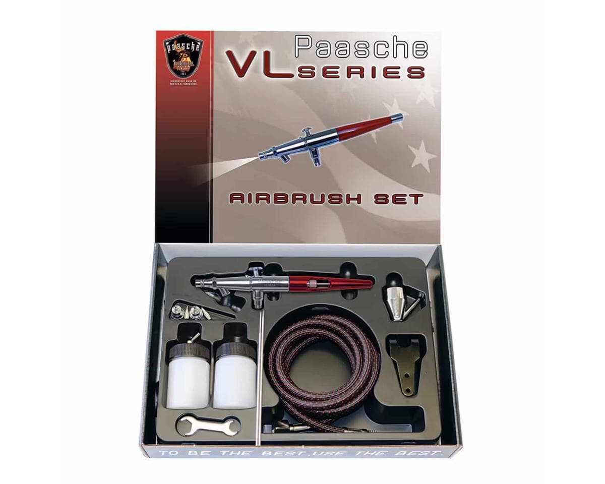 Paasche VL-3MH Double Action Siphon Feed Airbrush Set