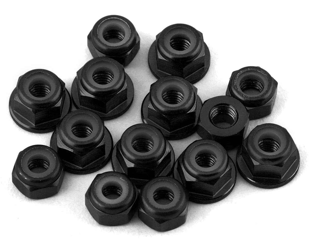 175RC Associated B6.3 Aluminum Nut Kit (Black)
