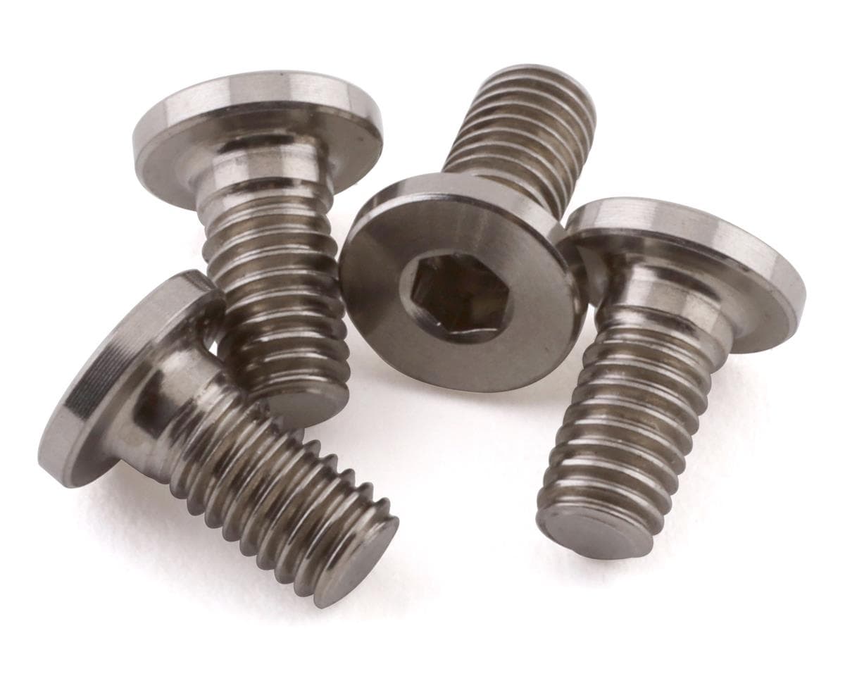 Avid RC 3x6mm Titanium Low Profile Screws (4)