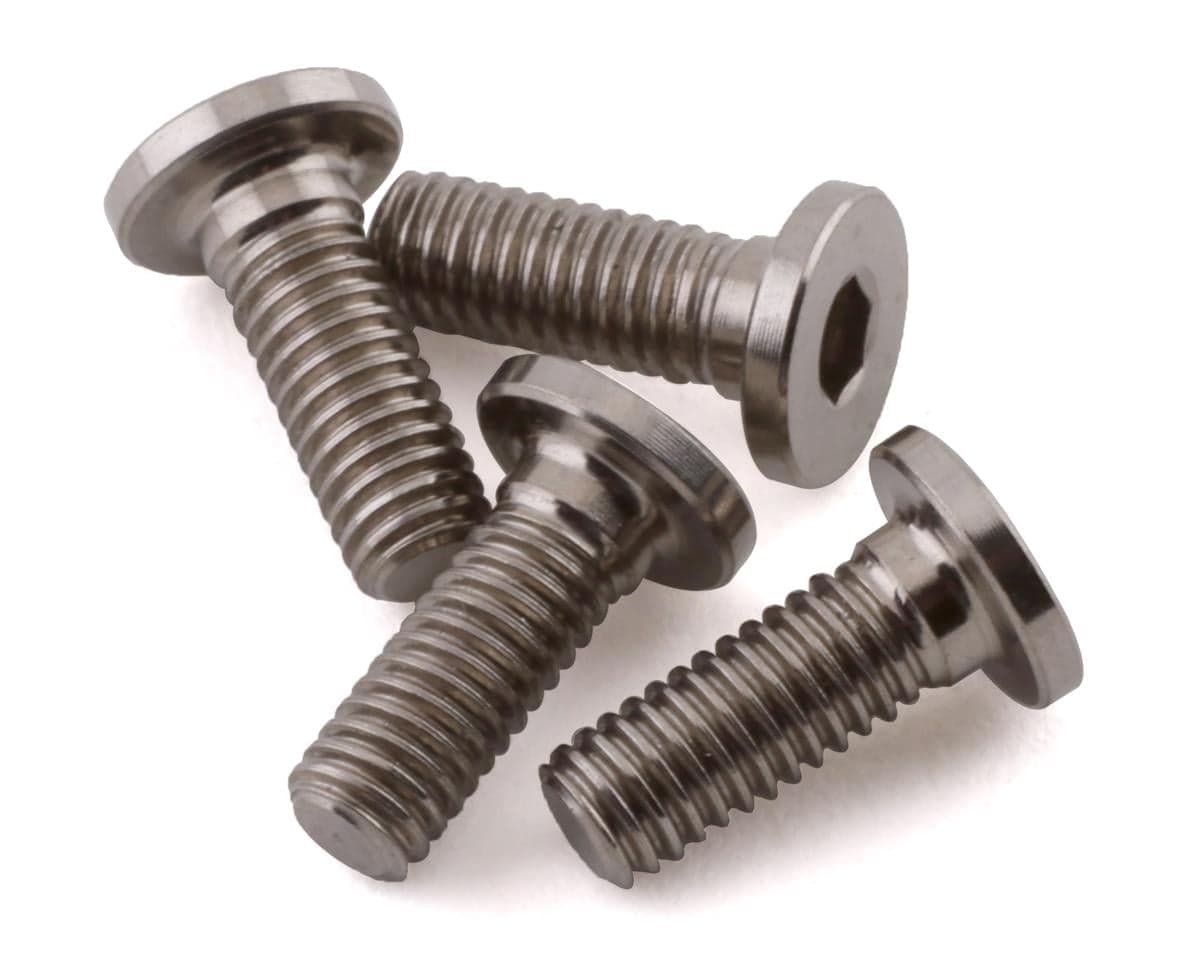 Avid RC 3x8mm Titanium Low Profile Screws (4)