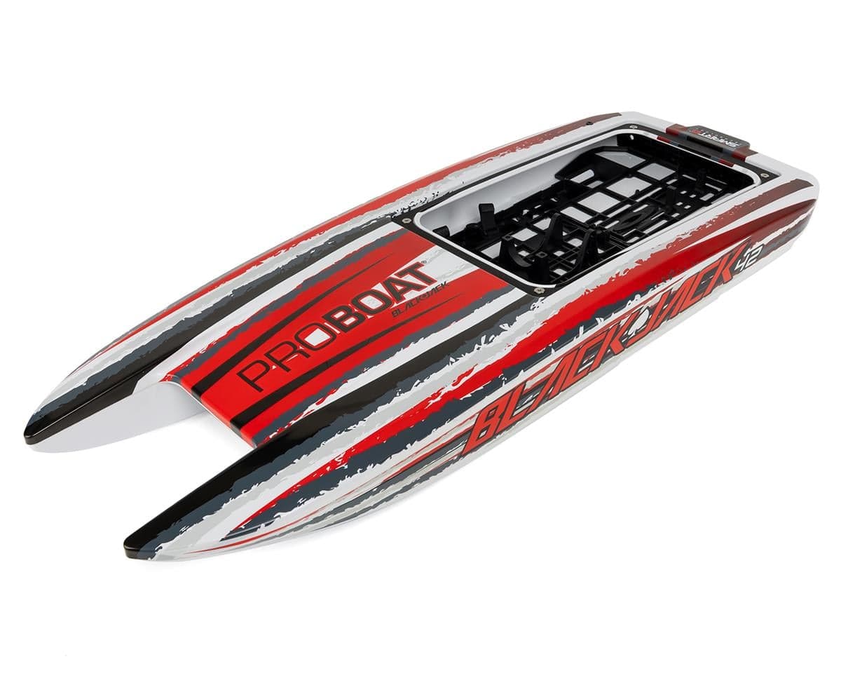 Pro Boat Blackjack 42 Hull w/Inserts (White)