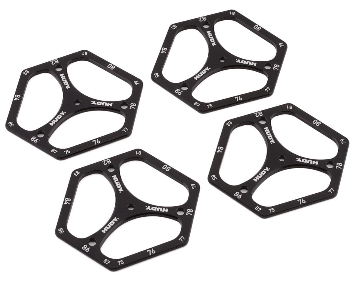 Hudy 1/10 Off-Road Aluminum Set-Up Wheels (4)