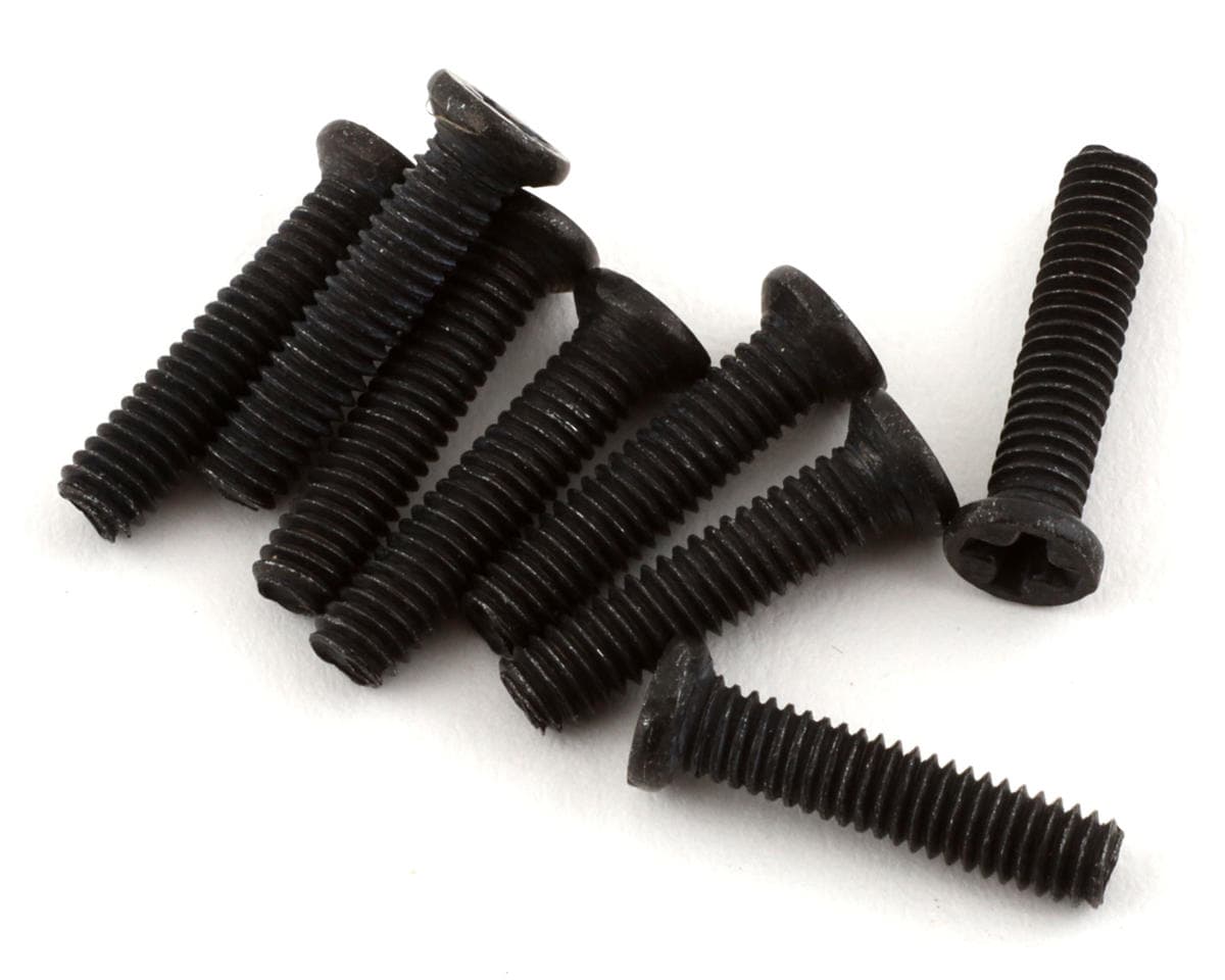 UDI RC 2.5x10mm Flat Head Phillips Machine Screws (8)