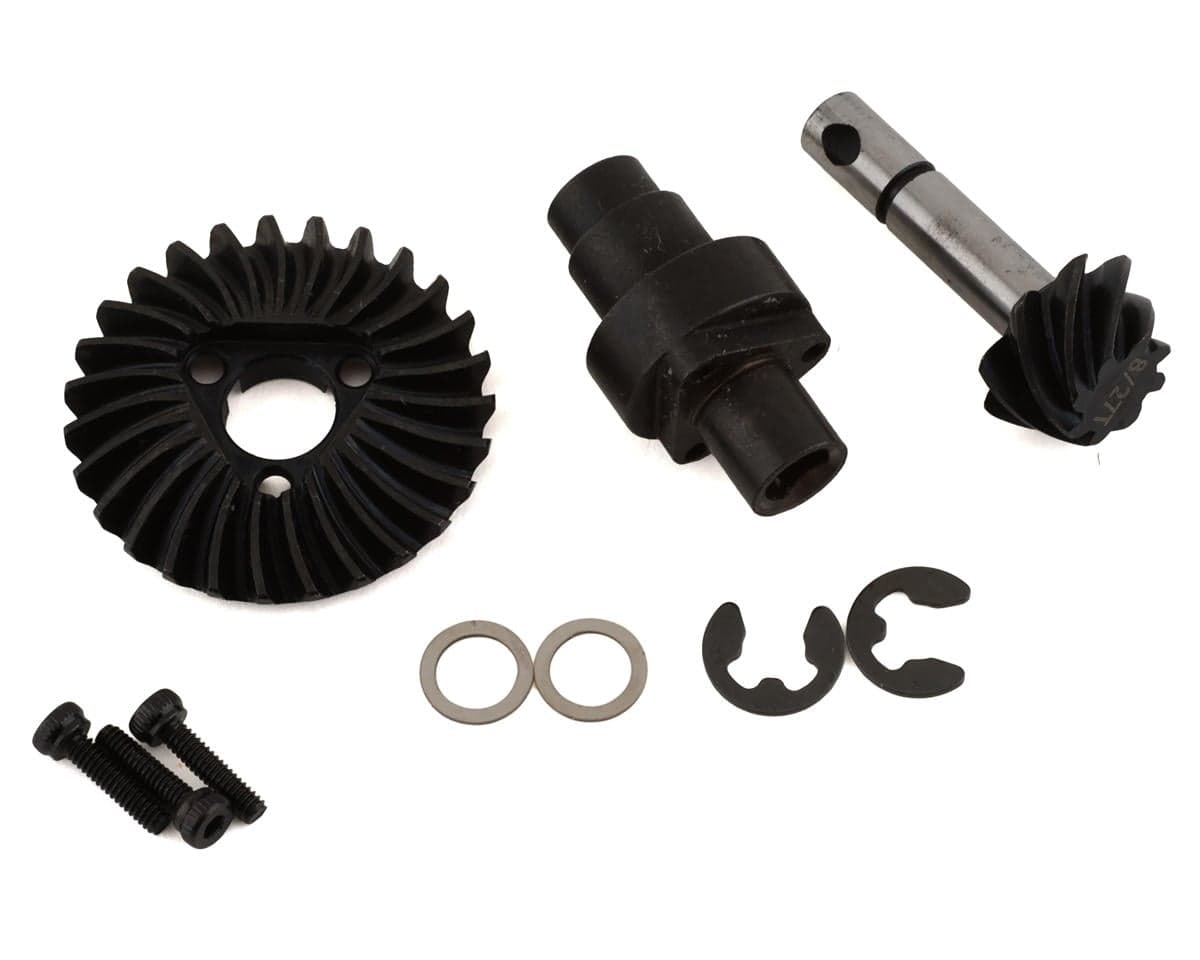 Team Ottsix Racing AR44 SCX10 II HD Hypoid Ring, Pinion & Locker Set (27T/8T)