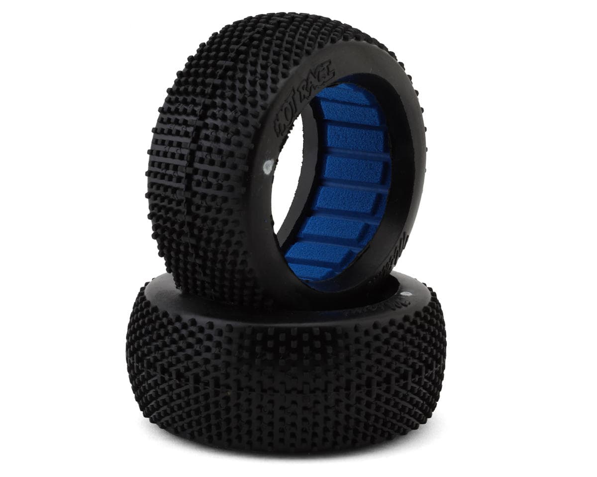 HotRace Miami 1/8 Buggy Tires w/Inserts (2) (White)