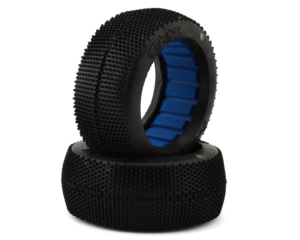 HotRace Bangkok V2 1/8 Buggy Tires w/Inserts (2) (White)
