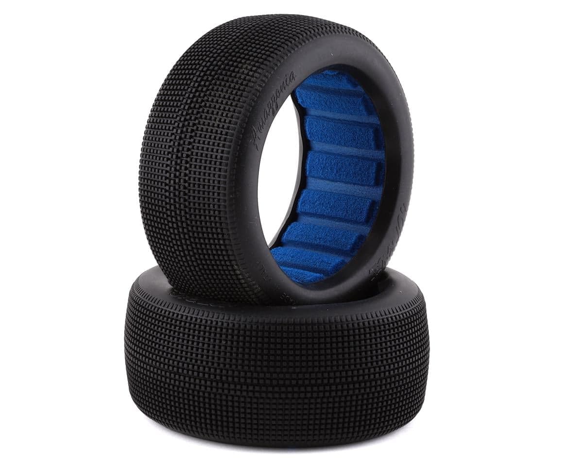 HotRace Amazzonia 1/8 Truggy Tires w/Inserts (2) (Medium)