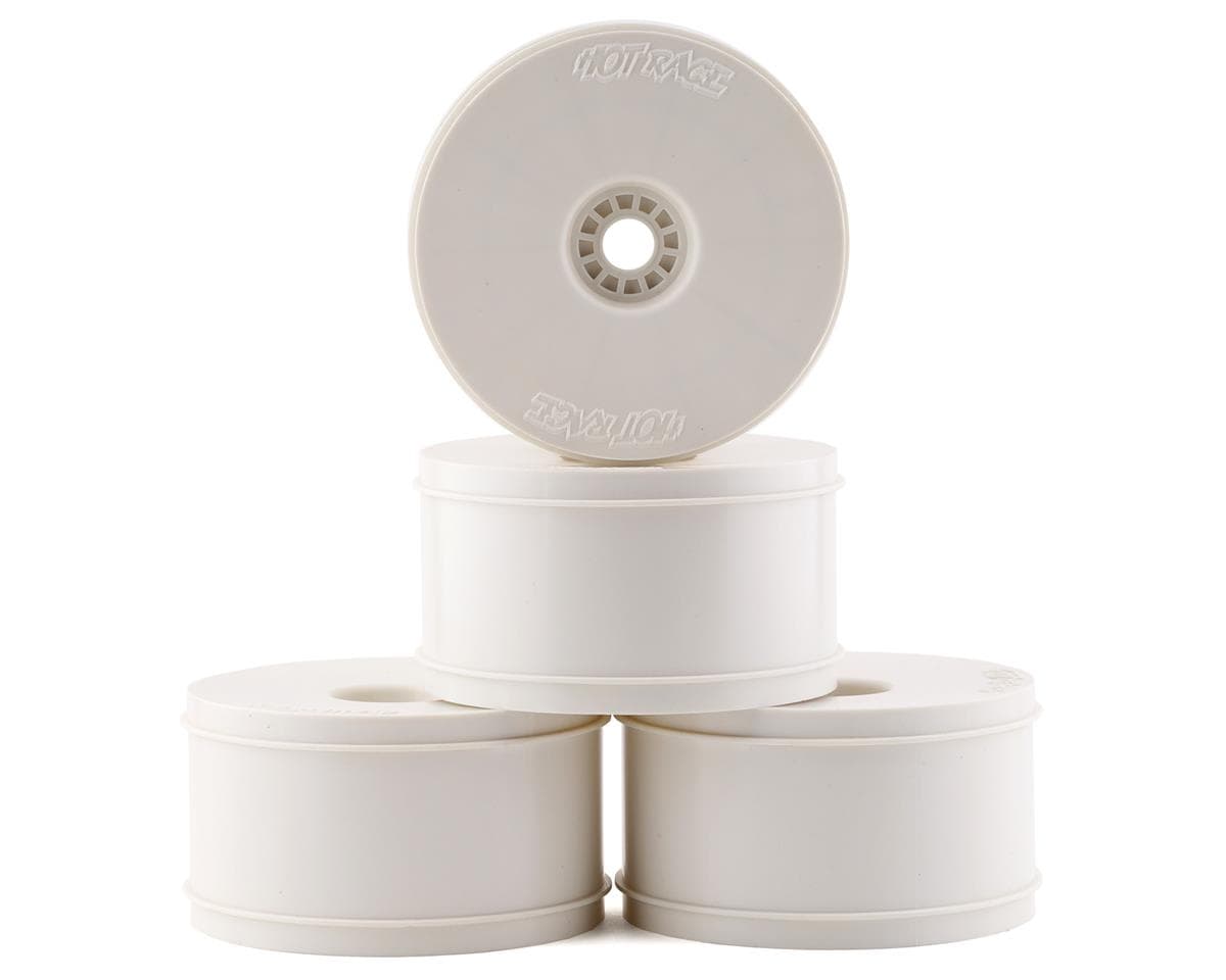 HotRace 1/8th Off Road Truggy Wheel (4) (White)