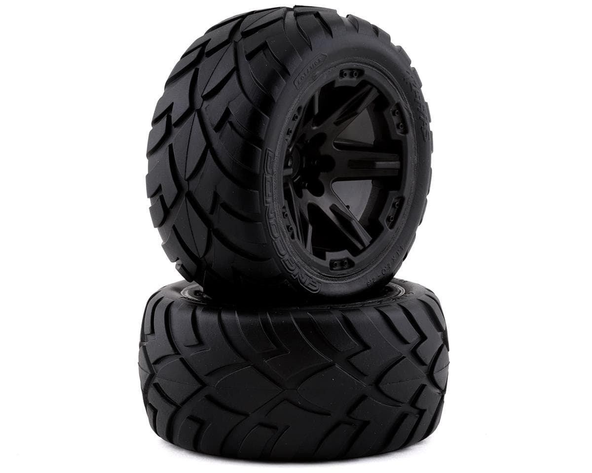 Traxxas Anaconda 2.8" Pre-Mounted Tires w/RXT Wheels (Black) (2) w/12mm Hex
