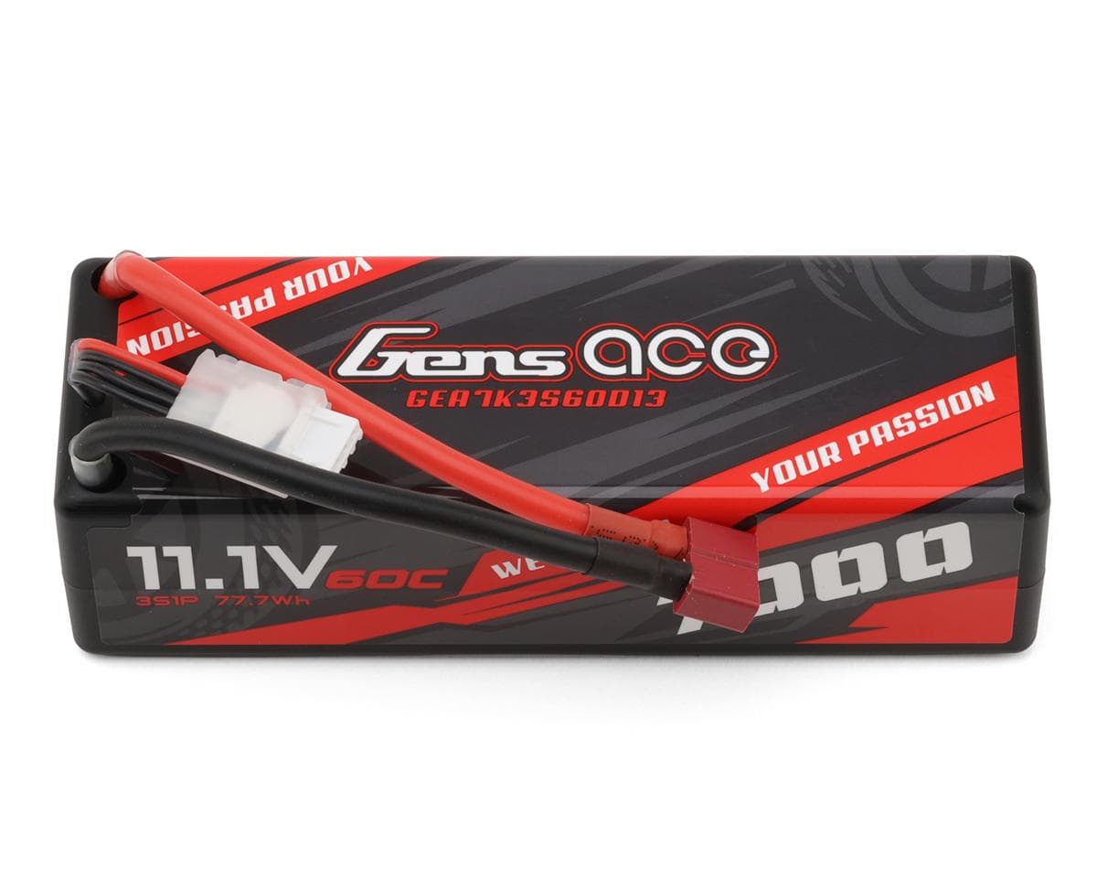 Gens Ace 3s LiPo Battery 60C (11.1V/7000mAh) w/T-Style Connector