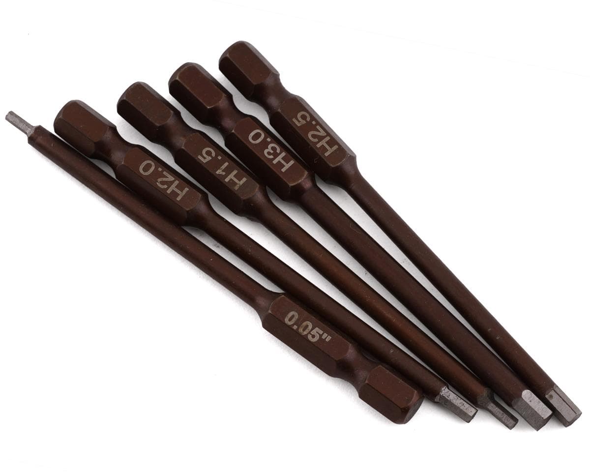 Reefs RC Multitool Metric Hex Driver Bits (5) (5mm Drive)