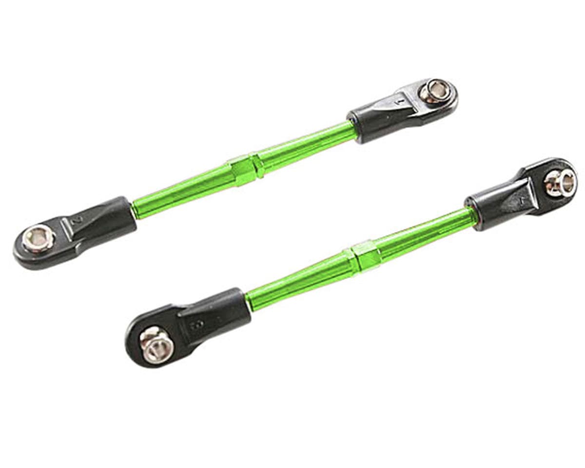 Traxxas 59mm Aluminum Turnbuckle Toe Link (Green) (2)