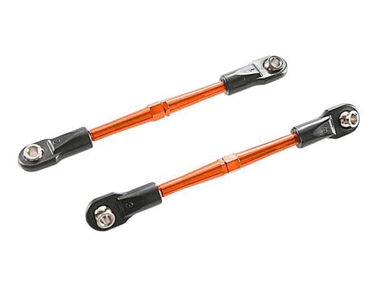Traxxas 59mm Aluminum Toe Link Turnbuckle Set (Orange) (2)