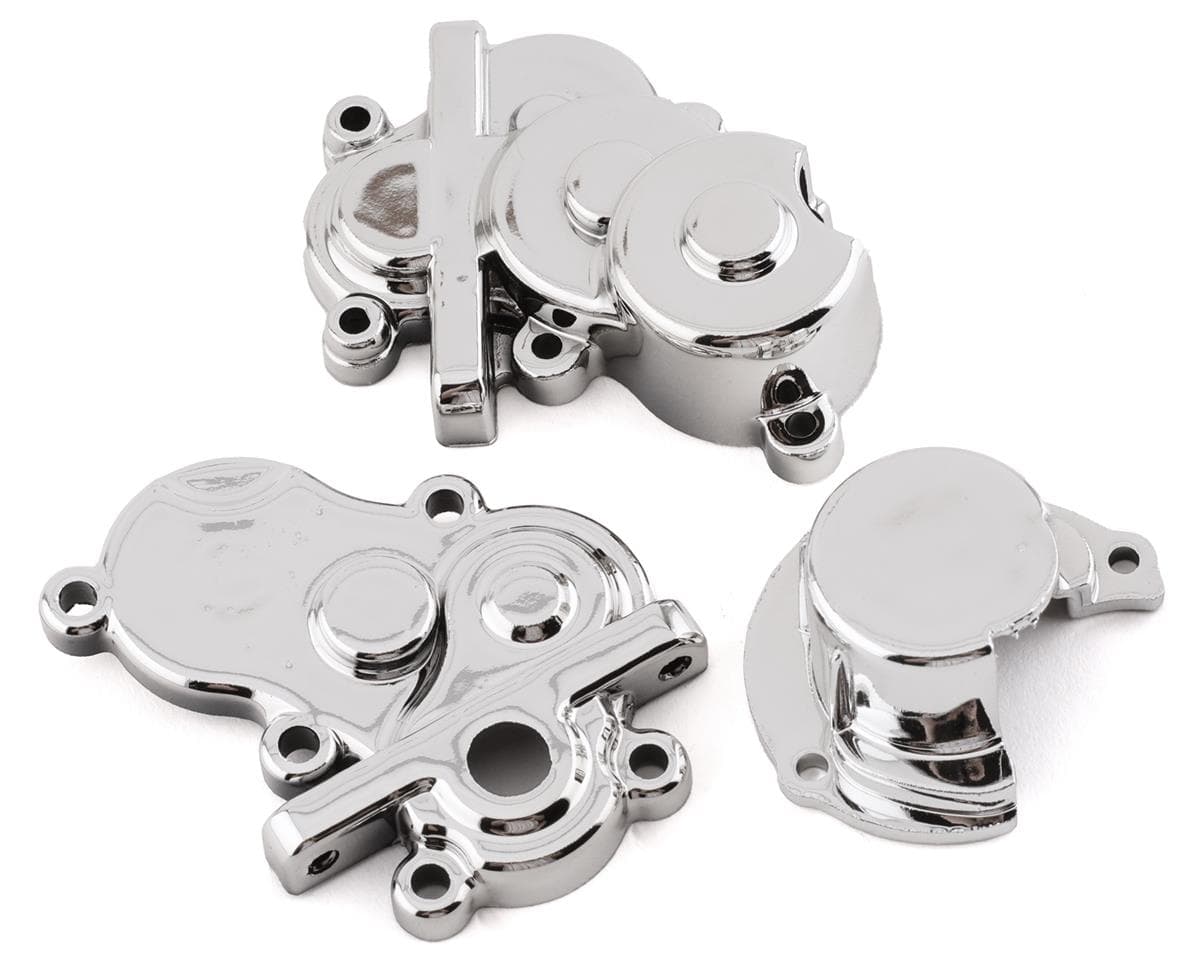 Redcat SixtyFour Transmission Case w/Gear Cover (Chrome)