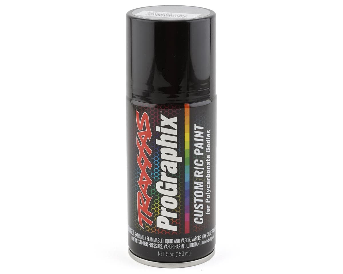 Traxxas ProGraphix "Metallic Silver" Custom R/C Lexan Spray Paint (5oz)