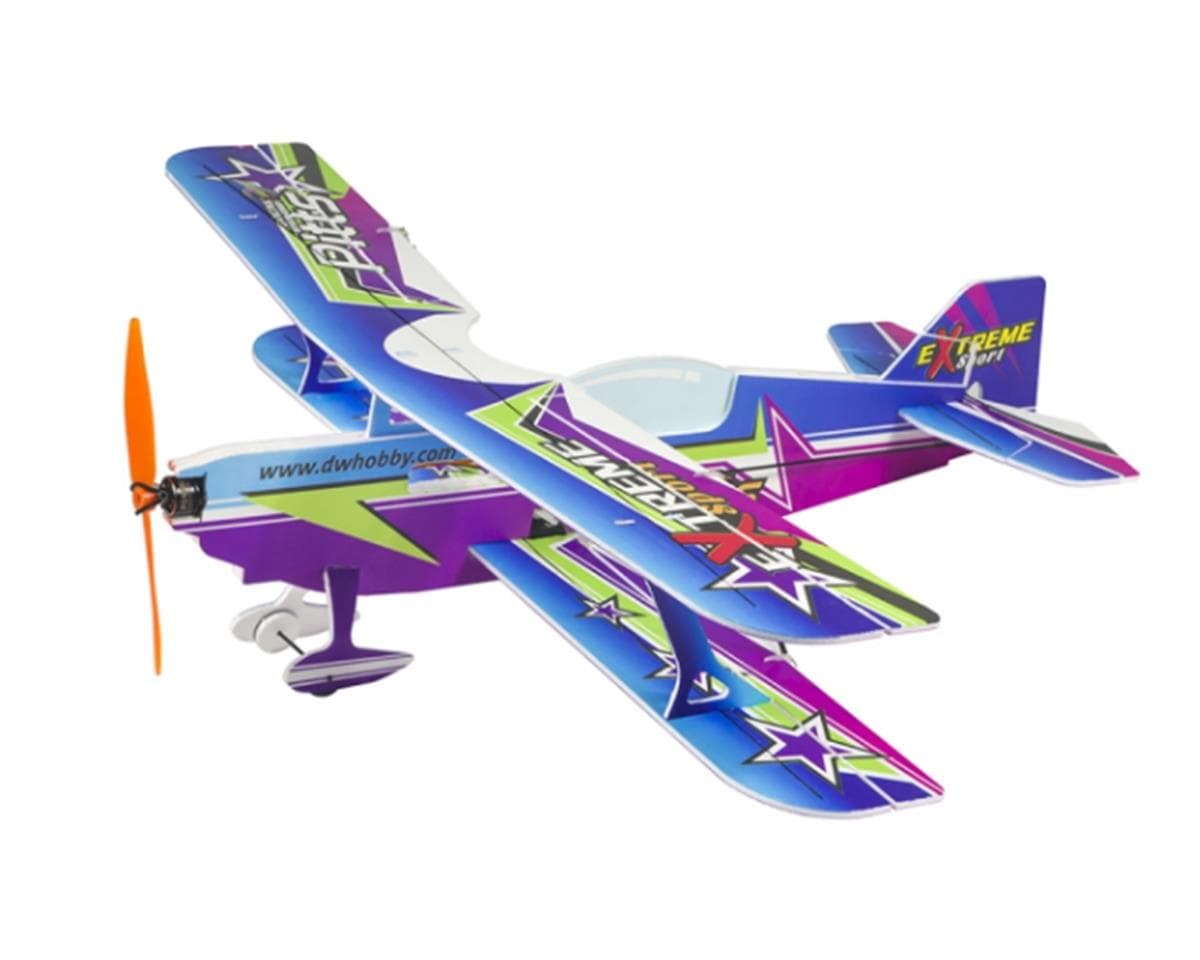 DW Hobby Pitts ARF Electric Foam Biplane Combo Kit (450mm)