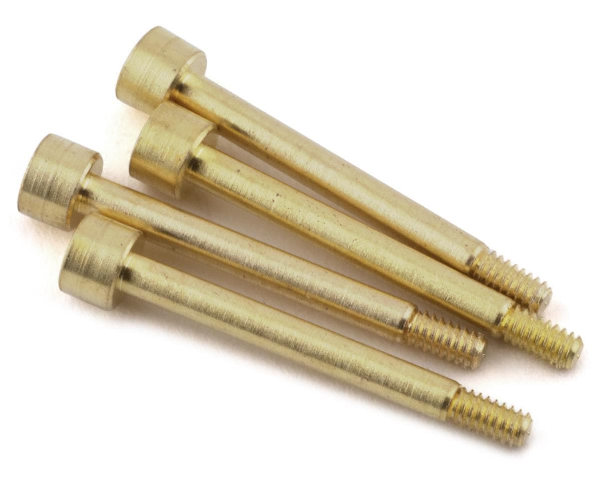 Hot Racing Axial SCX24 Shock Shaft (Gold) (4) (HRASXTF326R)