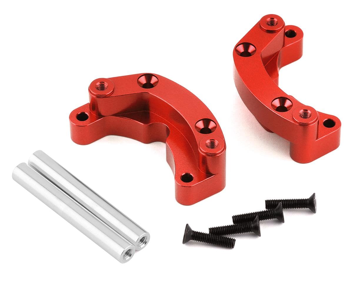 ST Racing Concepts Aluminum Rear Wheelie Bar Mount for Traxxas Drag Slash (Red)