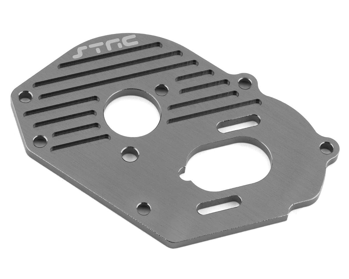 ST Racing Concepts Aluminum Heat-Sink Motor Plate for Traxxas Drag Slash (Gun Metal)
