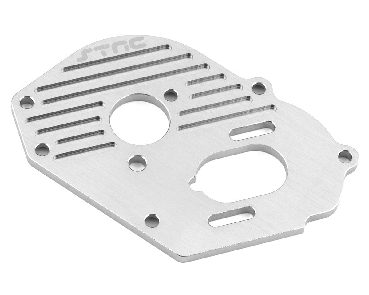 ST Racing Concepts Aluminum Heat-Sink Motor Plate for Traxxas Drag Slash (Silver)