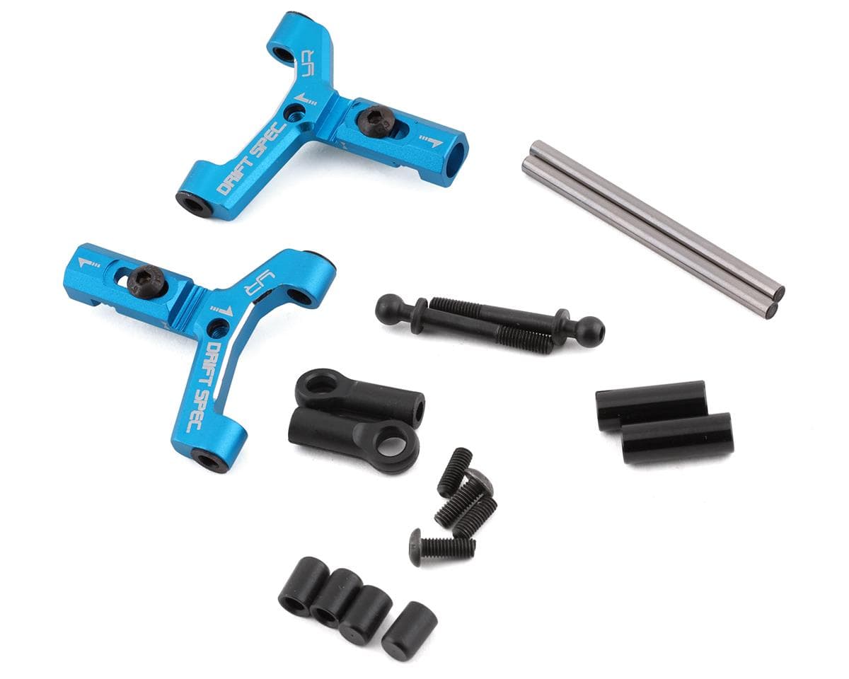 Yeah Racing Tamiya TT-02 RWD Aluminum Adjustable Lower Front Suspension Arms (Blue) (2)