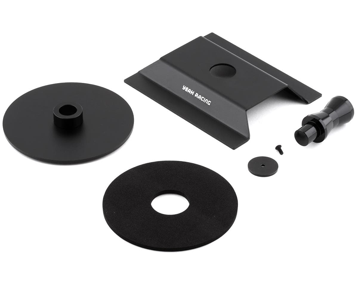 Yeah Racing Aluminum 1/10 Car Stand (Black)