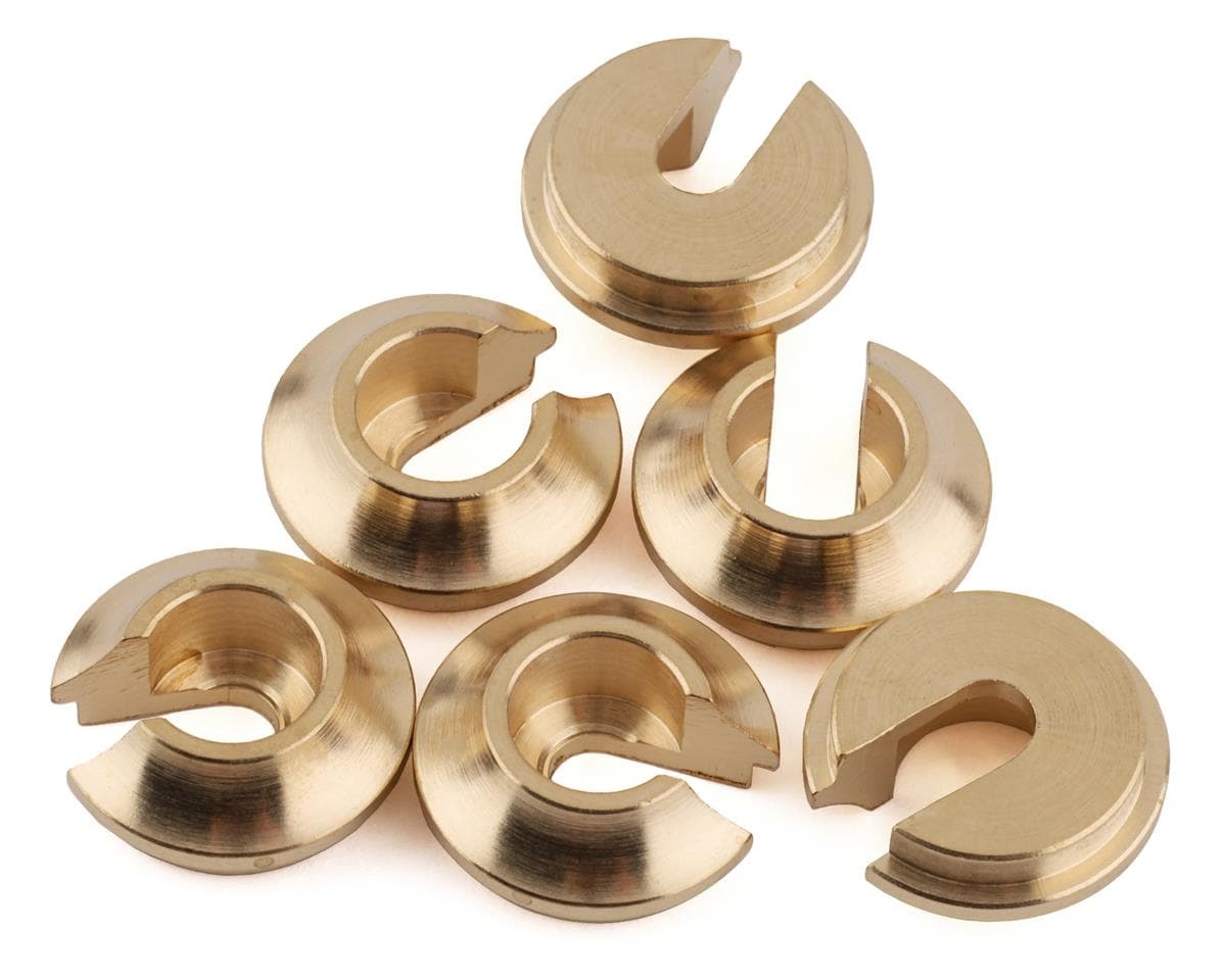 Yeah Racing Brass Spring Retainers V2 for Traxxas TRX-6 High (6)
