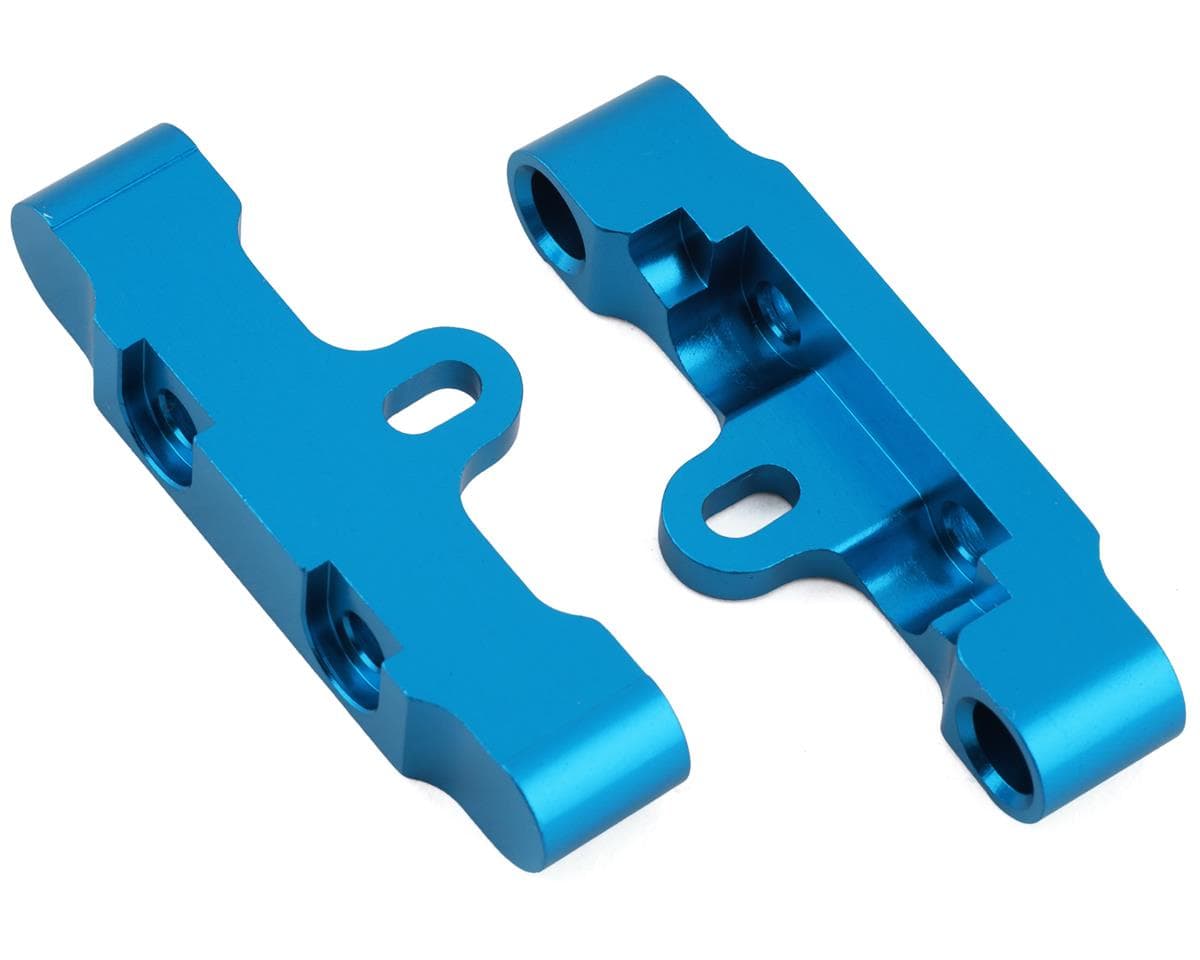 Yeah Racing Tamiya TT-02 Aluminum Front & Rear Lower Suspension Arm Mounts (Blue) (2)