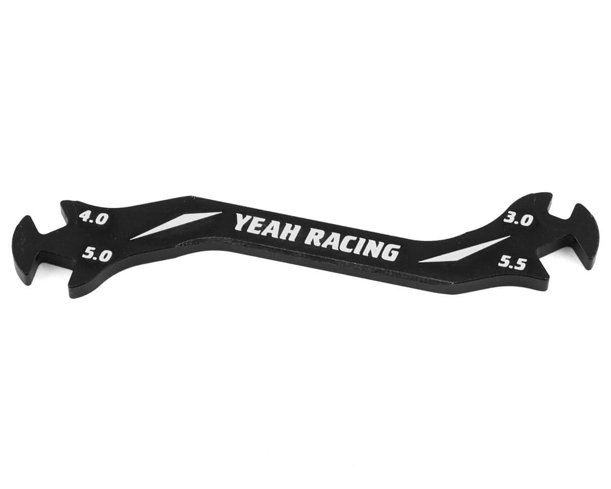 Yeah Racing Aluminum Turnbuckle Wrench (Black) (3, 4, 5, 5.5mm)