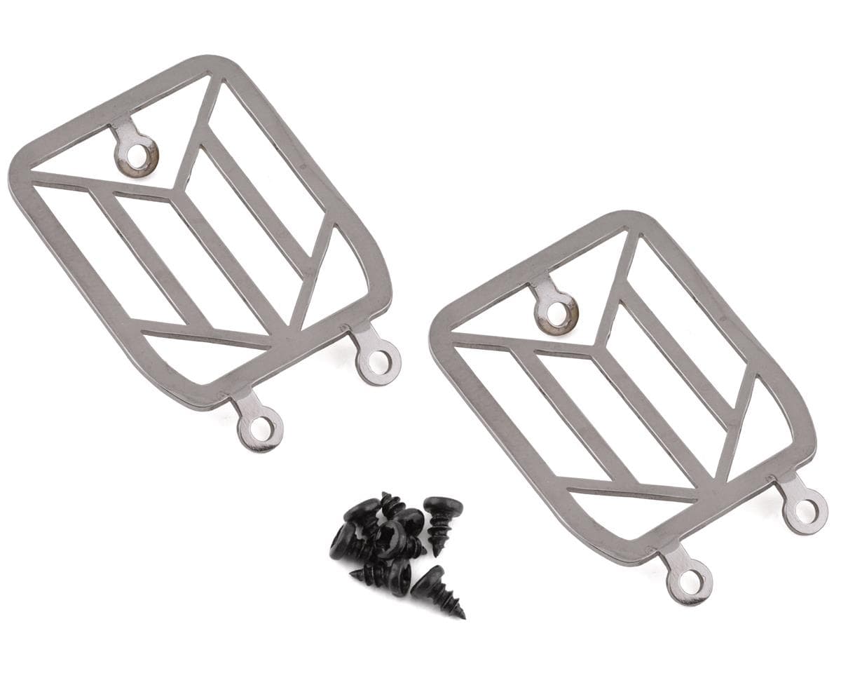 Yeah Racing Stainless Steel Front Light Grille for Traxxas TRX-4/TRX-6 G500 (2)