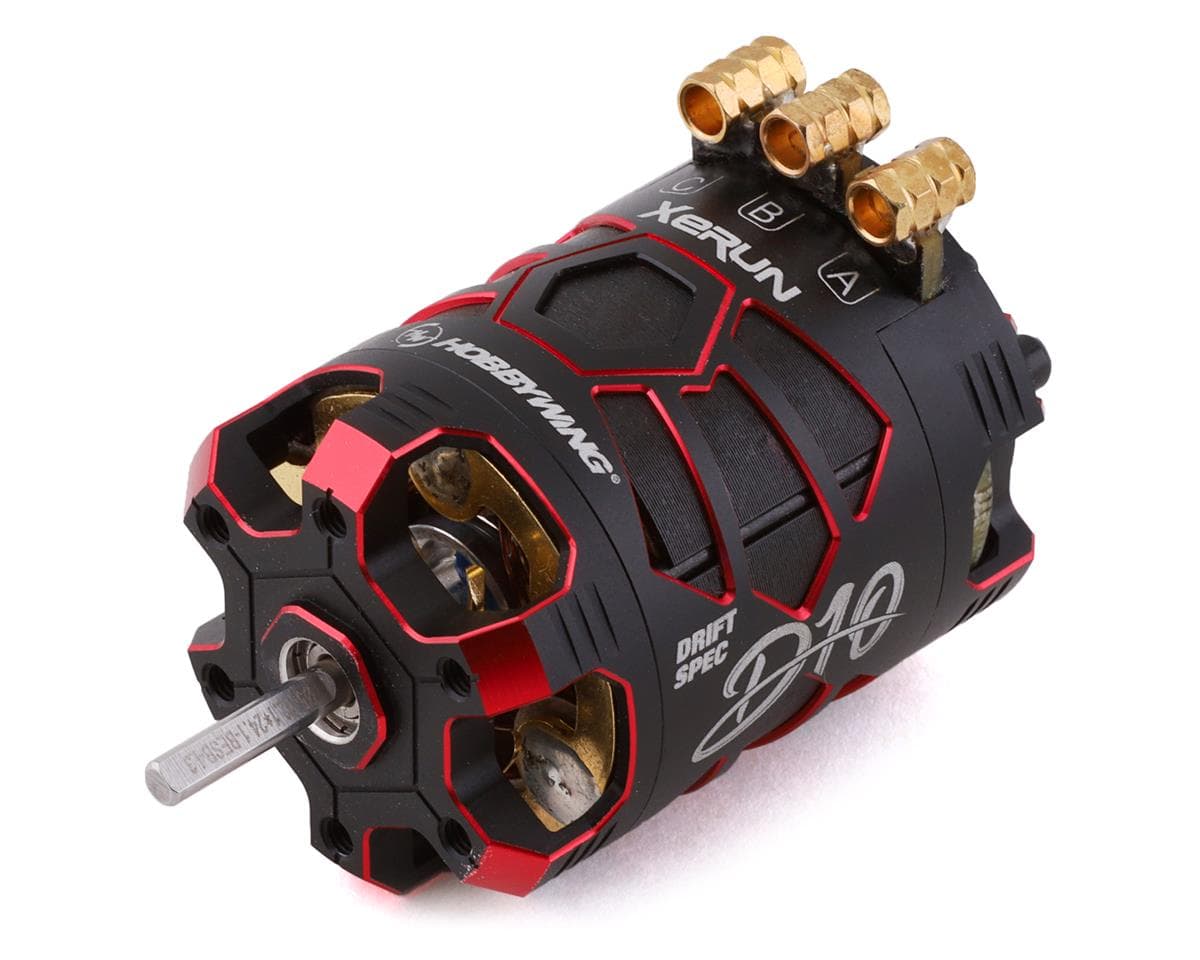 Hobbywing Xerun D10 Drift Brushless Motor (13.5T) (Red)