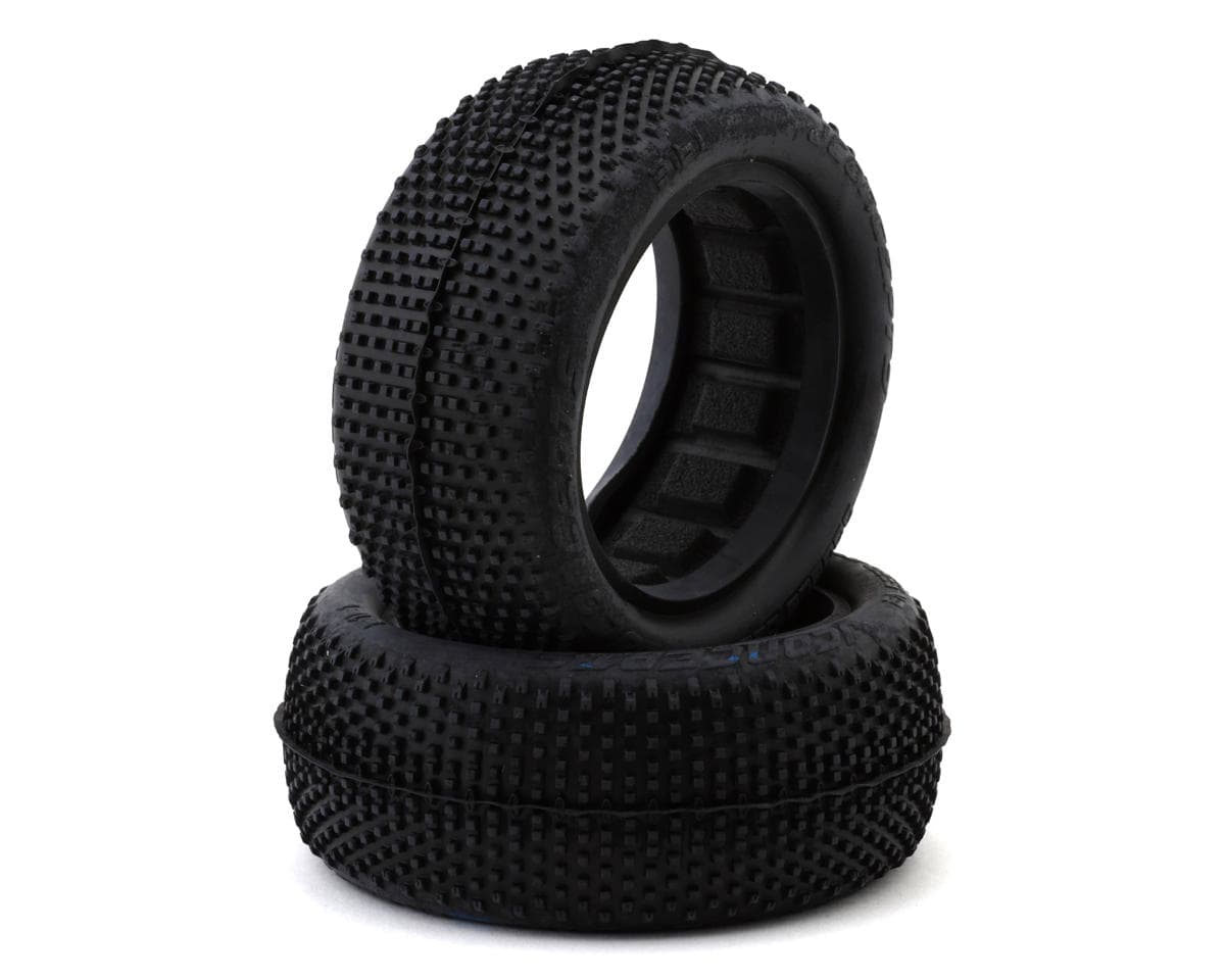 JConcepts Double Dee's V2 2.2" 4WD Front Buggy Tires (2) (Blue)