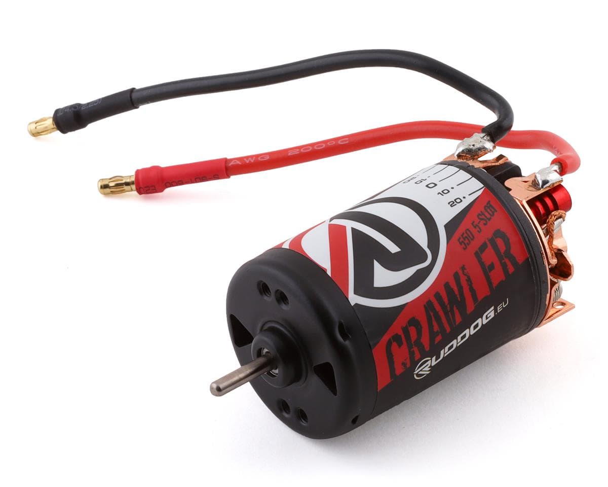 Ruddog Crawler 550 5-Slot Brushed Motor (20T)