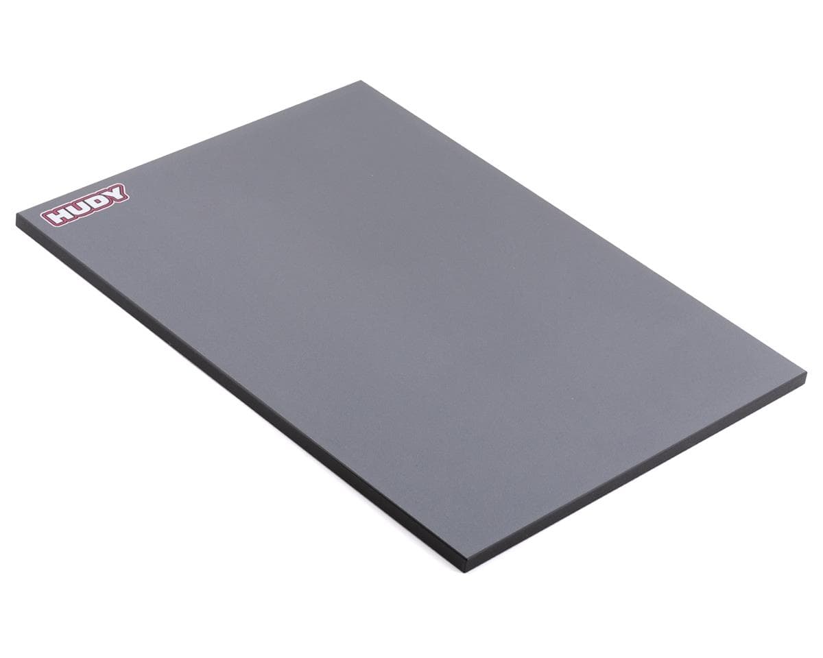 Hudy 1/10 & 1/12 On-Road Flat Set-Up Board (Lightweight) (Dark Grey)