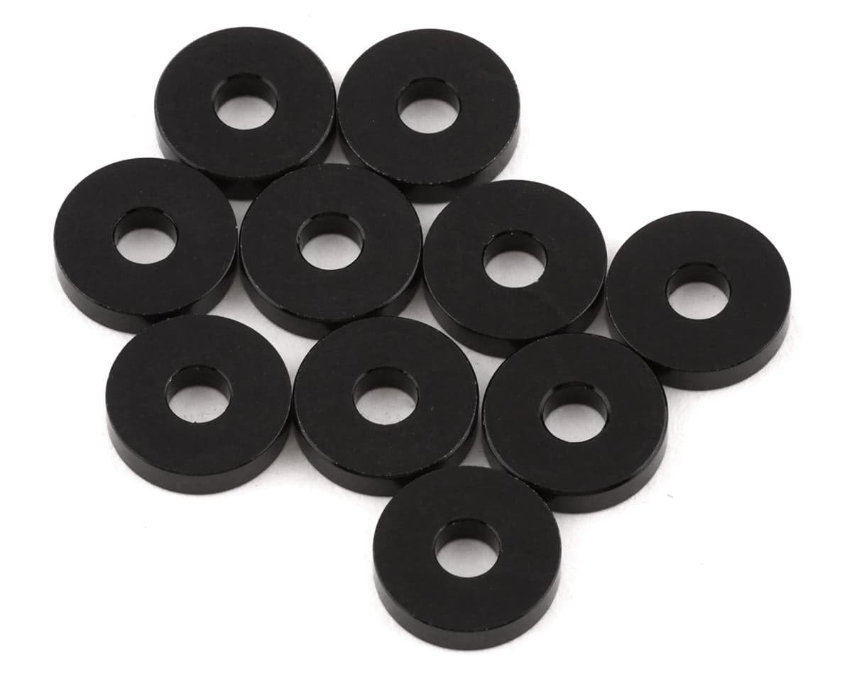 XRAY 3x9x2.0mm Aluminum Shim (Black) (10)