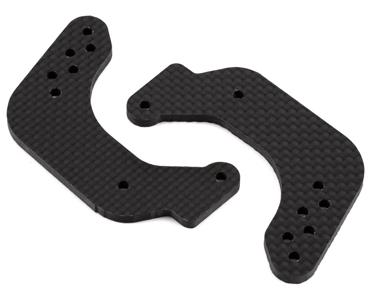 Xtreme Racing Kyosho USA-1 VE 3mm Carbon Fiber Rear Shock Supports (2)