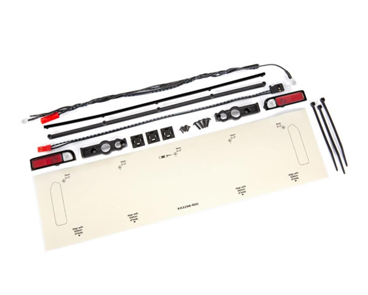 Traxxas Drag Slash LED Tail Light Set w/Power Harness (Black)