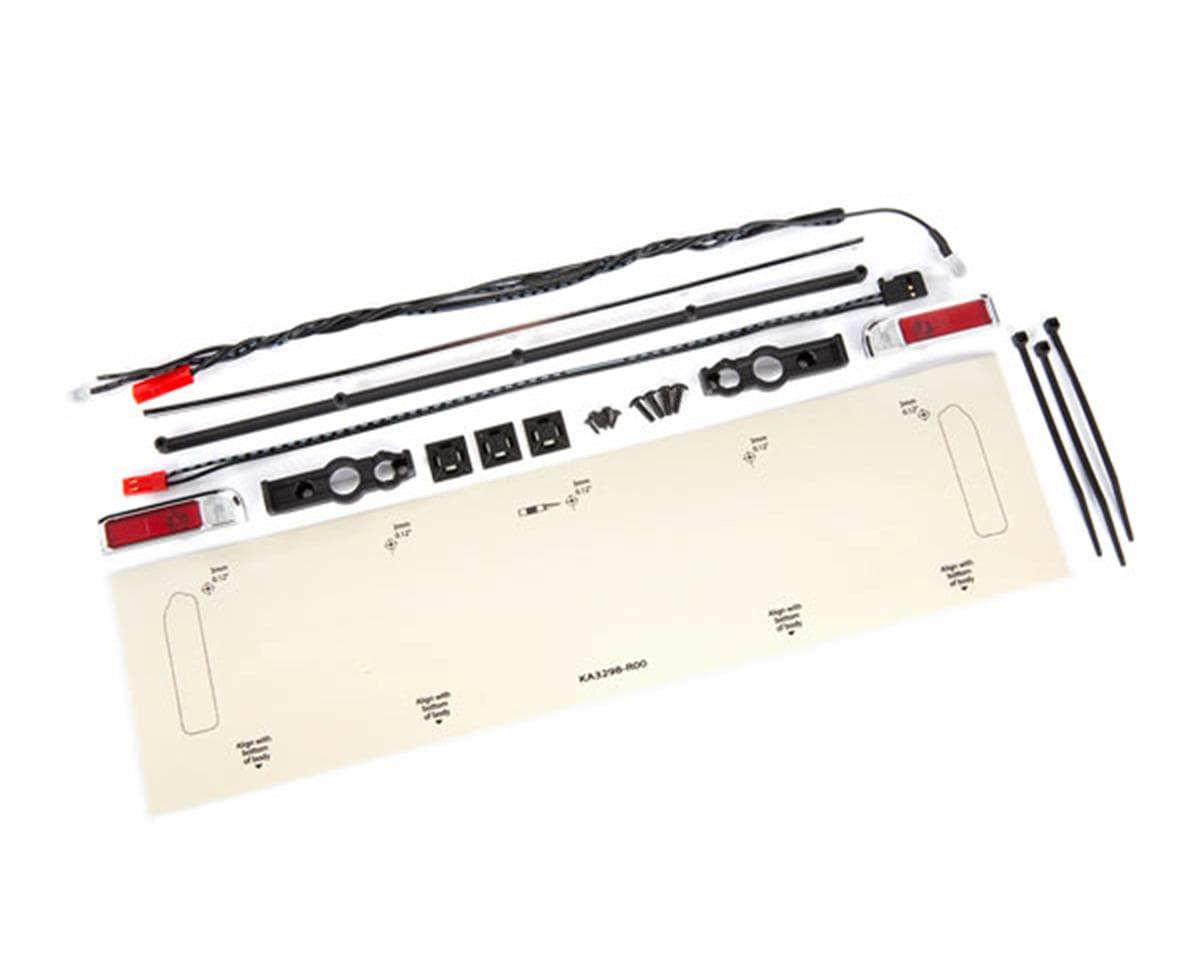 Traxxas Drag Slash LED Tail Light Set w/Power Harness (Chrome)