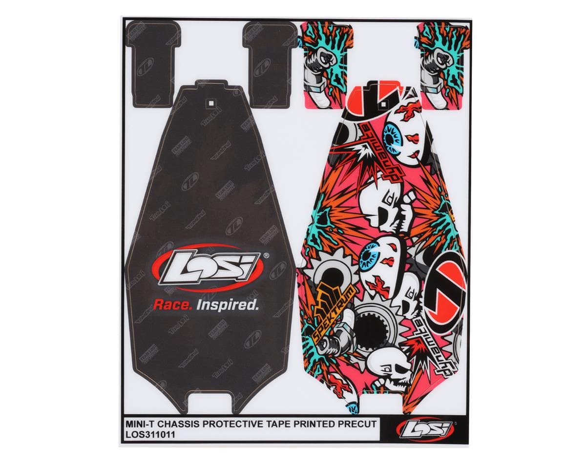 Losi Mini-T 2.0 Pre-Cut Chassis Protective Sheet (2)