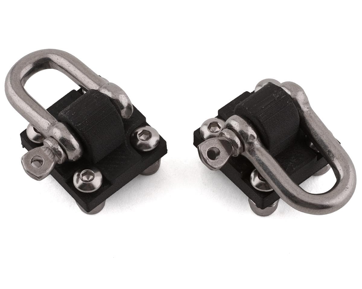 Exclusive RC SCX6 1/6 Scale D-Rings w/Mounts (2) (Miniature Scale Accessory)